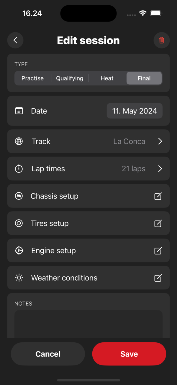 Kartnote screenshot 3